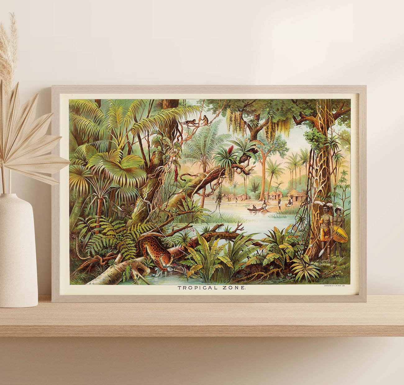 Tropical Zone - Geographical Nature Art Print Poster | Architeg Prints